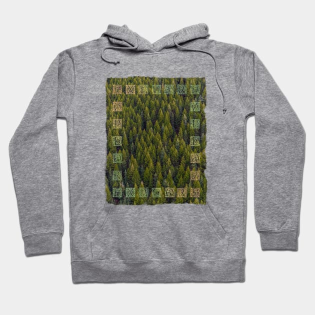 Explore nature Hoodie by D_Machine